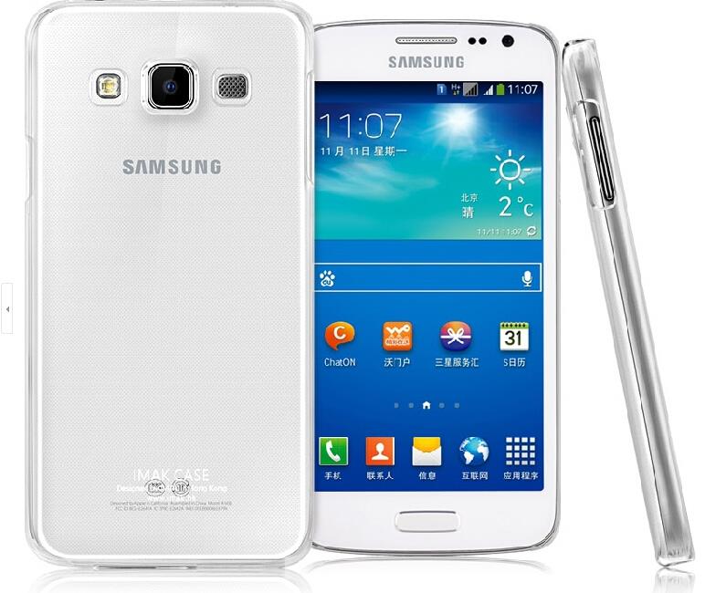 Здесь можно купить  100PCS/lot Transparent Crystal Hard Back Case for Samsung galaxy E5 Clear Cover Skin Shell Galaxy E5 Phone Case PCE5  Телефоны и Телекоммуникации
