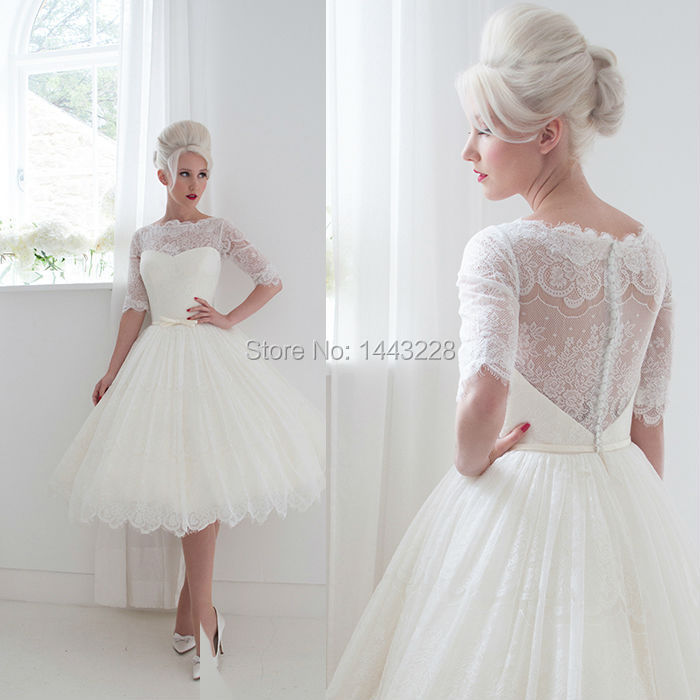 Half Sleeves Ankle Length Wedding Dress Fashion Dresses Half Sleeves Ankle Length Wedding Dress