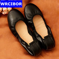 New arrive Flats women shoes four seasons 2016 shoes woman flat heel cow muscle outsole fashion