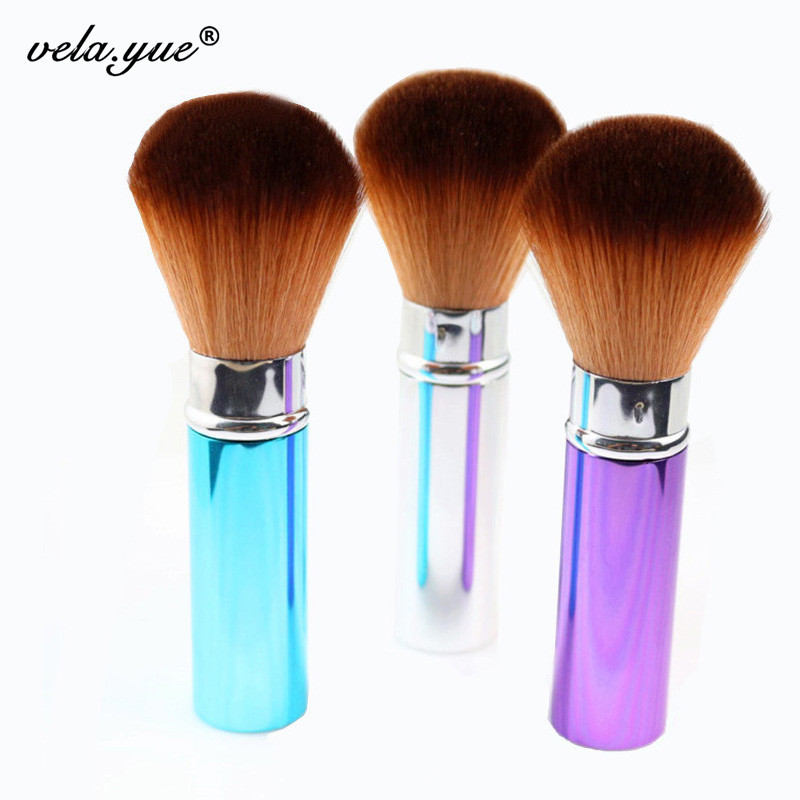 Professional Powder Brush Retractable Face Powder Blusher Makeup Brushes Beauty Tool