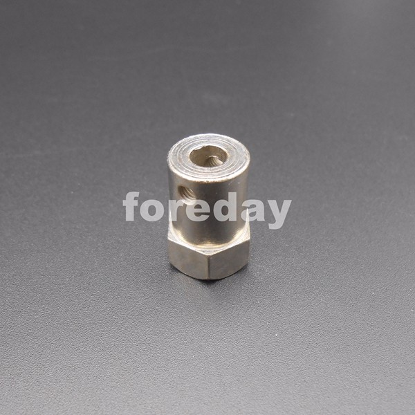 Description Picture 5 of item5PCS M5 Iron electroplating Wheel Shaft Motor Hexagonal HEX Coupling Coupler L:12mm+2 spanners wrench 5MM 5PCS/LOT HQ *FD428X5+2