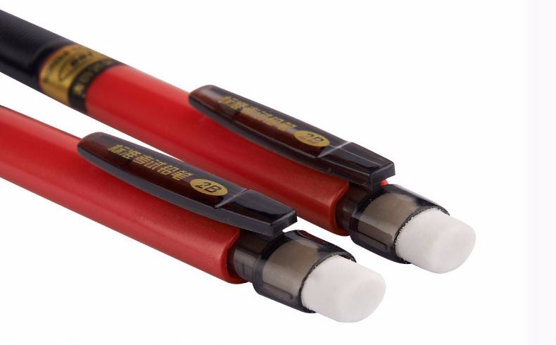 standard exam mechanical pencil eraser top 2b square tip mechanical pencil eraser mechanical pencilmechanical pencil mechanism aliexpress