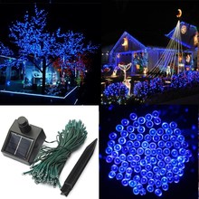 Hot Sale 100 LED 17M Solar Power Waterproof IP44 font b Outdoor b font font b