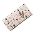 New Designer Long Zippr Wallet Women Fashion Lovely Cartoon Print Rhinestone Ornament Purse Korean Style Trendy