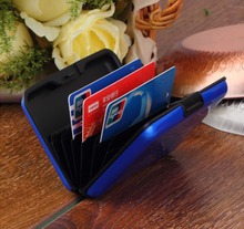 Men Business password plastic aluminium credit card holder waterproof men wallets case box ZH025