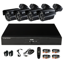 4CH CCTV System 960H DVR 4PCS 700TVL IR Weatherproof Outdoor CCTV Camera Home Security System Surveillance