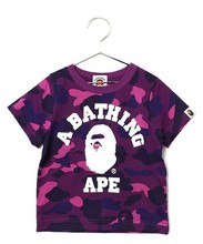 2016 summer brand bape milo camo pattern flash cotton short-sleeved children t shirts kid baby boys girls clothes Family fitted