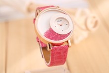 Relogios femininos marca de lujo arenas movedizas relojes del cuarzo del cuero casual reloj del rhinestone mujeres relojes mujer vestido reloj mujer