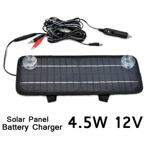 New 12V 4.5W Multi-Purpose Car Solar Panel Mono Solar Cell Solar Back Sheet Battery Car Charger