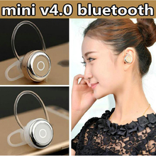 High Quality CSR4.0 Q3Ear Hook Stereo Headphone Voice Control Mini Wireless Bluetooth Headset Headphone Earbuds for All Phone.