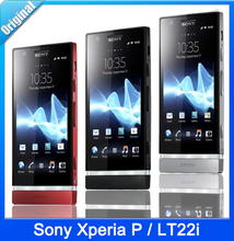 Original Sony Xperia P LT22i Cell Phone Android OS GPS WiFi 8MP Camera RAM 1GB ROM 16GB Dual-Core Mobile Phone Free Shipping
