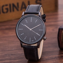 2016 Quartz Watch Men Fashion Brand Leather Casual Wristwatch Simple Style Business Watch Male Relojes Masculino