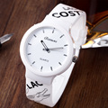 2016 New Fashion Soft Rubber Silicone Jelly Snake Print Crocodile Quartz Wristwatch Wrist Watches for Women