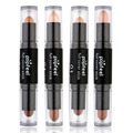 Double ended 2 in1 Contour Stick Makeup Creamy Highlighter Bronzer Create 3D Face Make up Concealer