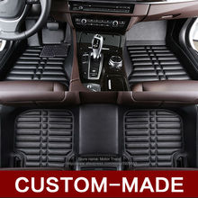 Custom fit car floor mats for Honda Accord Civic CRV Crosstour Fit City HRV Vezel 3D car-styling heavey duty carpet floor liner