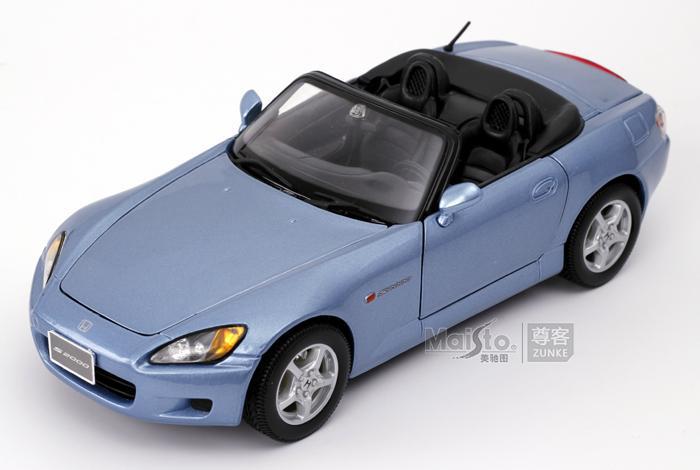 Honda s2000 blue 1/18 diecast model car #1