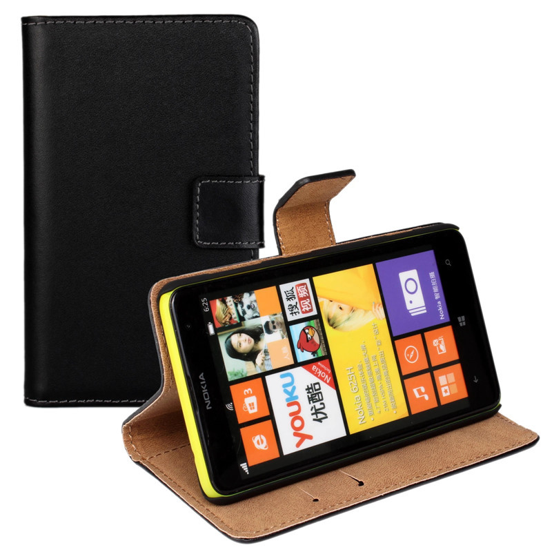 luxury genuine leather for nokia lumia 625 flip cover mobile phone bag wallet card holder luxury genuine leather for nokia lumia 625 flip cover mobile phone bag wallet card holder