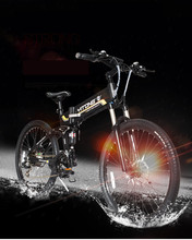 China Folding Electric Bicycle 36V Lithium Battery Five-speed 21 Speed Change 240W Disc Brakes Brushless Multifunction E Bike CE