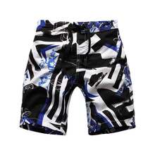 Wholesale Kids Flash Drying Board Shorts Boys Casual Loose Print Surf Shorts Fashion Childrens Beach Swim Wear Summer Swimming