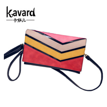 2016 Rainbow Women Clutch Bag Purse Handbag Designer Handbags High Quality PU Leather Envelope Clutch Crossbody Bags For Women