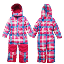 Girl Winter Coat Ski Suit Snow suit One Piece for Toddler Kids Girl Skiing Outerwear Coats Jacket & Overalls Children