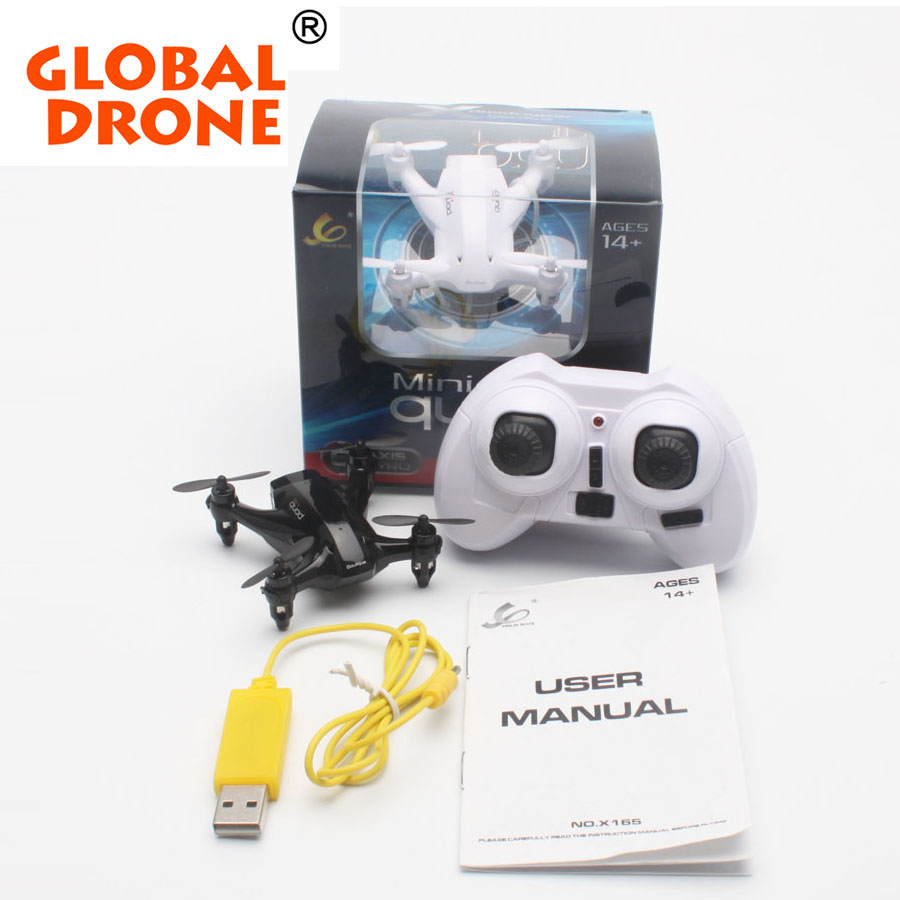 Global Drone X165 2 4GHz 6 axis RC Helicopter RC Drones Mini Dron Nano Quadcopter RC