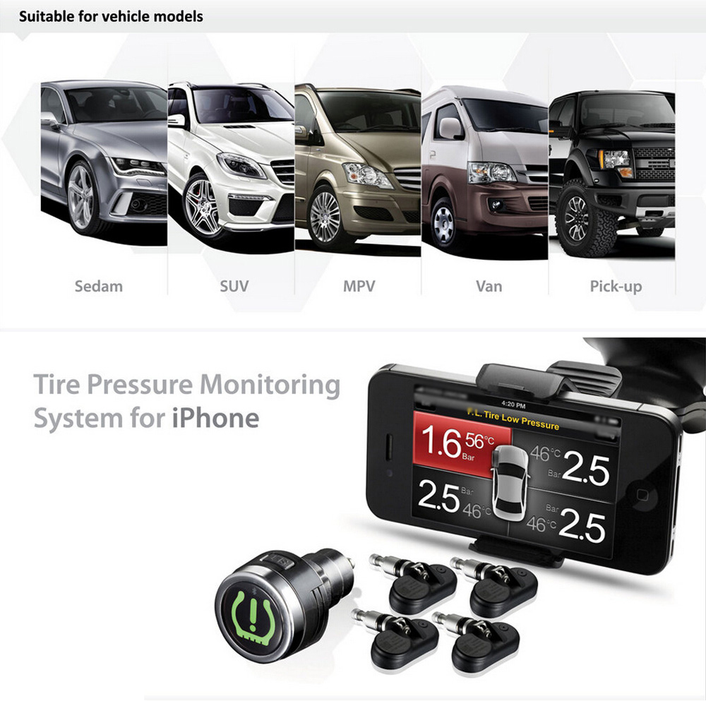 Steelmate TPMS-85   Bluetooth     iPhone Android     