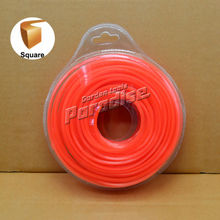 0.095 ‘ 2.4 mm Diamemeter herramientas herramientas cuadrado podadora Nylon línea Color naranja tarjeta de la ampolla embalaje