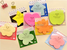 Free Shipping Cute Memo Stickers Candy Color N Stick Note Book Home Office Message Leaving Sticker Memo Pad