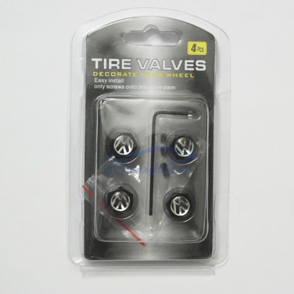 Metal Anti Theft Car Wheel Tire Valve Stem Caps Air Cover Caps Fit For Volkswagen 4 Pcs (5).JPG
