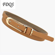 Free shipping 2014 new ladies fashion Thin belt female decoration mixed pigskin thin belt women small