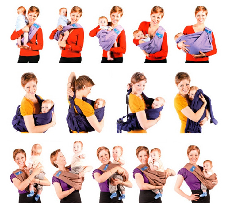 Adjustable Baby Carrier Ring Sling Backpacking Backpack Front Carry Kangaroo Warp Breast-Feeding Carrying Children 5colors (12)