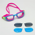 Children Swim Goggles 3LS Kit Sea Swimming Blue Ray Filtered Lens Grey Transparent Lens for Day