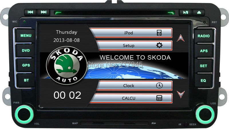   7  dvd-   VW / Volkswagen / POLO / PASSAT /  / Skoda / Octavia  Wifi 3  usb-  GPS Bt 1080 P  RDS 