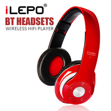 iLEPO D15 Wireless Bluetooth 3.0 + EDRHeadphones Headset Mobile Phone PC Telephone Headband with Micphone for iphone Samsung