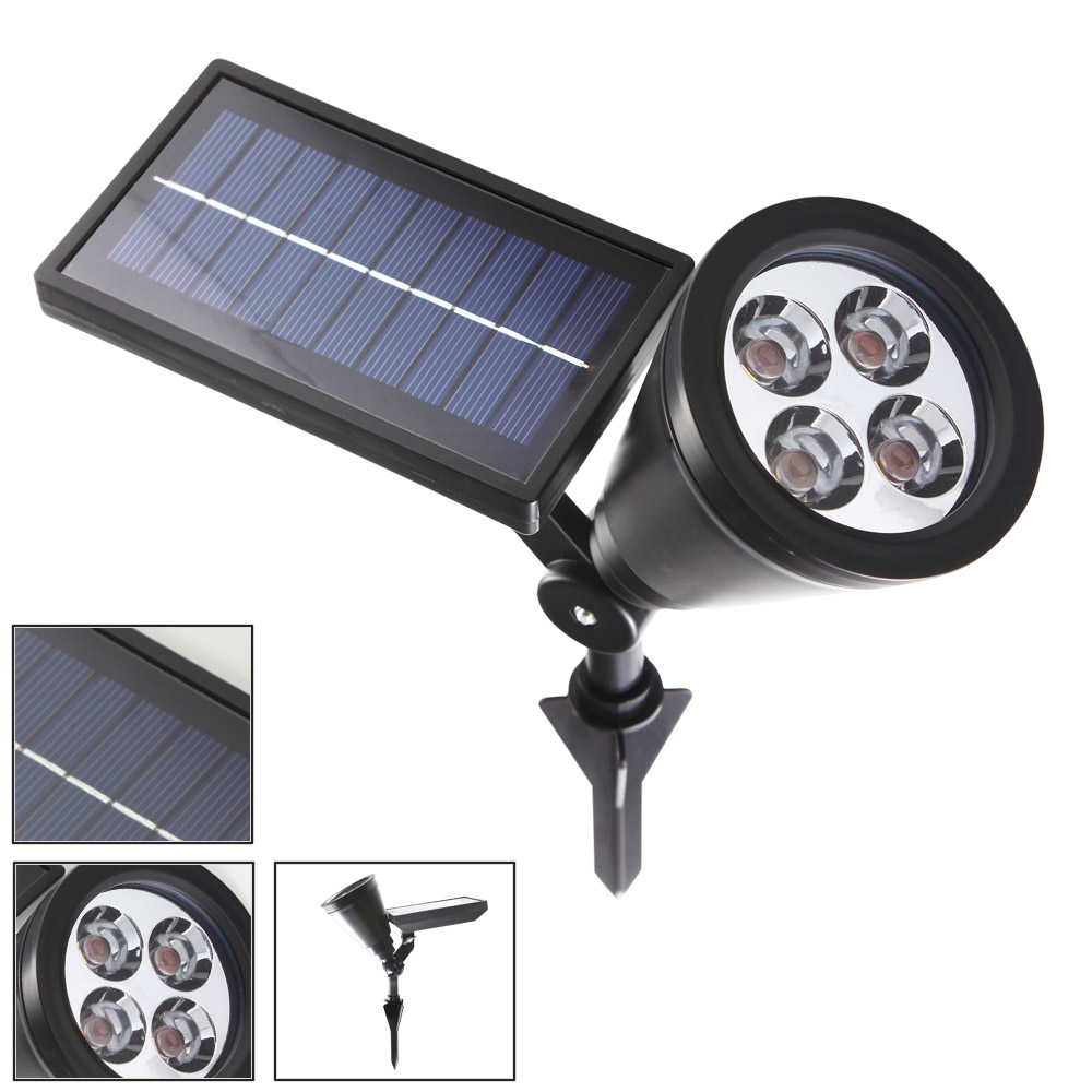 New Arrival Led Solar Light Outdoor Solar Power Spotlight Garden Lawn Lamp Landscape Spot Lights