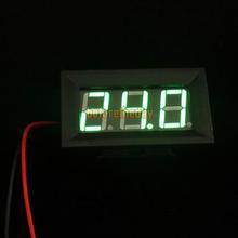 Betr DC 2.7 – 30 V luz verde Mini pantalla Digital del voltímetro del metro del voltaje del Panel
