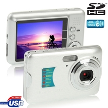 5.0 Mega Pixels 8X Zoom Anti Shake Face Tracking Digital Camera with 2.7 inch TFT LCD Screen Support SD/MMC Card TV out