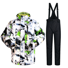 Free shipping ski wear Breathable and Waterproof Ski Jacket men Winter Ski Suit Snowboard suit