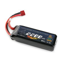 MELASTA 14.8V 2200mAh 4S LIPO Battery Packs with Deans -T Discharge Connector for RC Racing Cars Aircraft Boat Truck Plane Drone