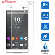 Tempered Glass Screen Protector film Case For Sony Xperia Compact mini M2 M4 M5 E3 E4 E4G C3 C4 C5 T2 T3 Z2 Z3 Z4 Z4V Z5
