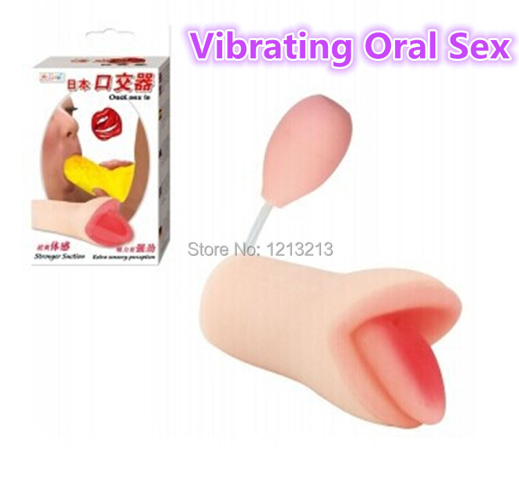Free Shipping High Quality Oral Sex Vibrating Masturbators Cup For Men Male Sex Toys Products male masturbation device Toys