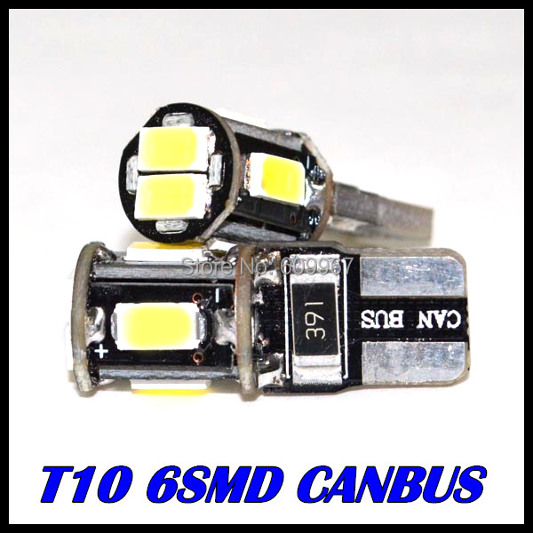 10x T10 Canbus  194 168 W5W 5630 5730 6LED SMD         