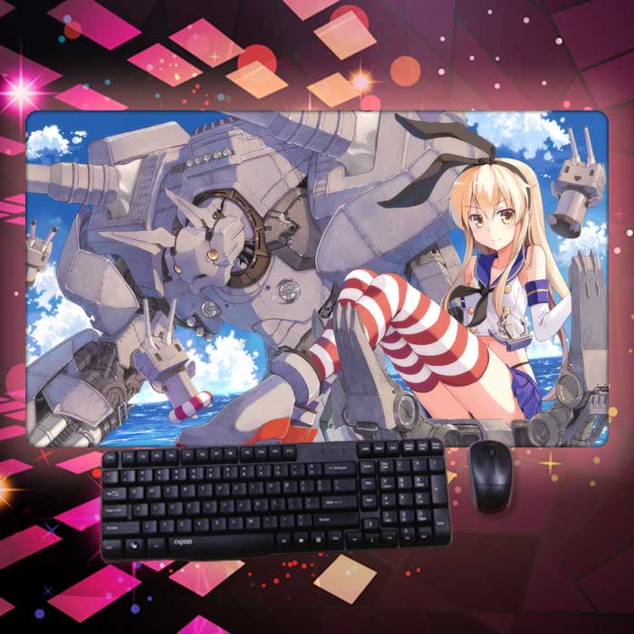 Japanese Anime Kantai Collection Large Mousepads Mouse Pad