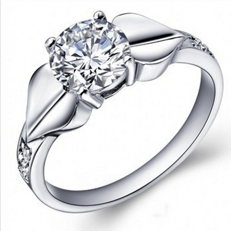 Size 4 engagement rings white gold