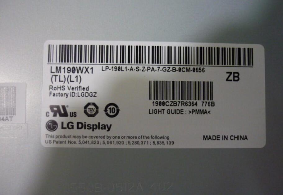 LM190WX1-TLL1  3