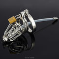 Top Quality Stainless Steel Penis cage Male Chastity Device With Urethral Catheter Cock Cage metal Chastity