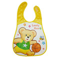 New Waterproof Baby Bibs Cartoon Cute Bear Bounce Pattern Bibs Infant Burp Cloth Scarf Saliva For