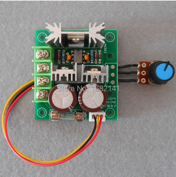Купить шим dc 10А 10v - 40v 400w скорость двигателя регулятор ...