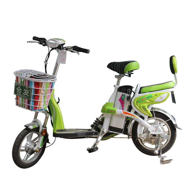 Spot sales of integrated front and rear wheel 250W energy saving electric bicycle lithium battery electric